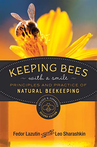 Book cover featuring a bee on a yellow flower above text on honey background.
