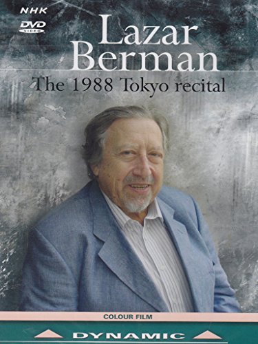 DVD cover featuring pianist Lazar Berman, smiling, in a blue jacket.
