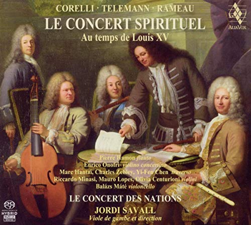 CD cover: portrait of four 18th-century musicians with instruments.