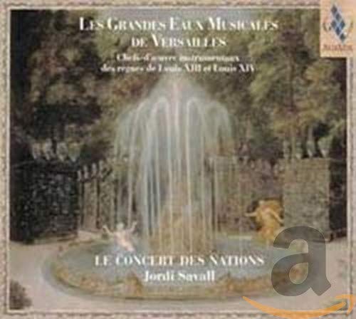 CD cover showing a fountain in the gardens of Versailles with text overlay.