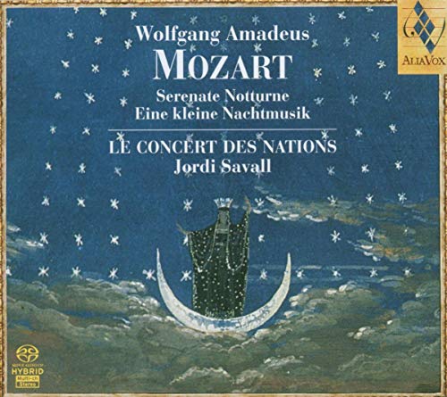 A CD cover featuring a ship on a crescent moon amidst a starry night sky.