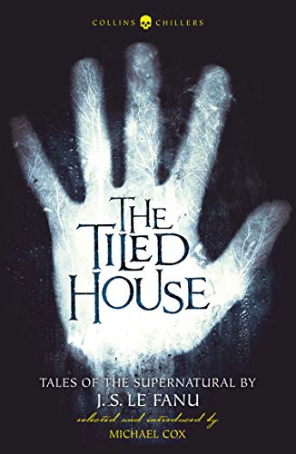 Book cover: ghostly handprint over title “The Tiled House” in white.