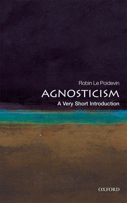 Book cover for "Agnosticism: A Very Short Introduction" with abstract art.