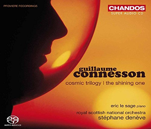 CD cover: profile of a face against a vibrant orange and black background.