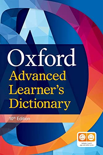 Oxford Advanced Learner's Dictionary, 10th edition, paperback cover.