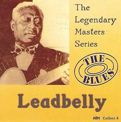 CD cover featuring portrait of Leadbelly with guitar, text, and logo.