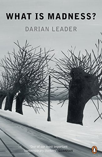 Book cover titled What is Madness? by Darian Leader featuring stark, leafless trees in snow.