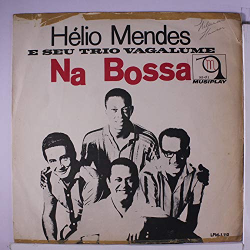 Vinyl record cover featuring four musicians in black and white.