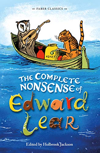Book cover: Owl and cat in a boat, titled "The Complete Nonsense.
