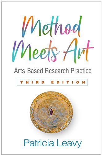Book cover for Method Meets Art with colorful text and a circular stone image.