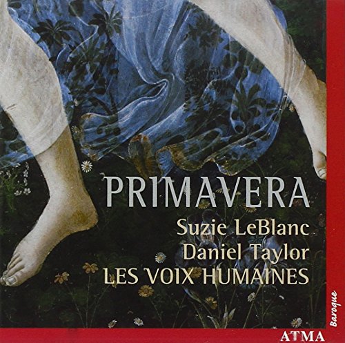 "CD cover featuring a painting of a woman's legs in a floral setting."