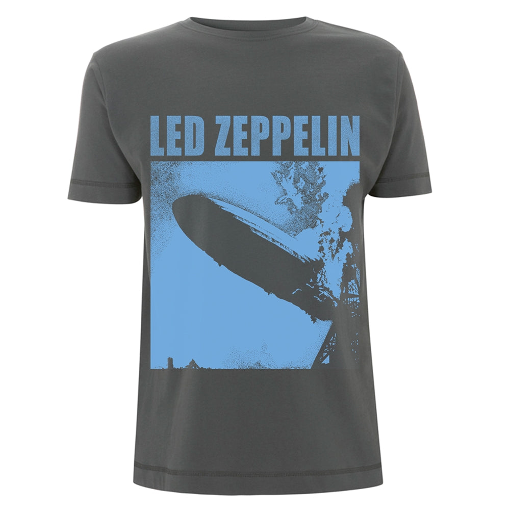 Charcoal t-shirt with Led Zeppelin's "LZI" album cover graphic.