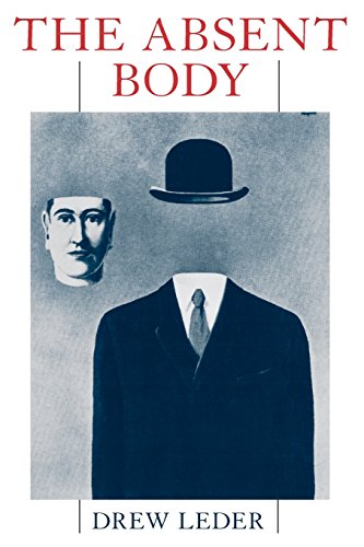Book cover: suit with a floating head and hat, by Drew Leder.