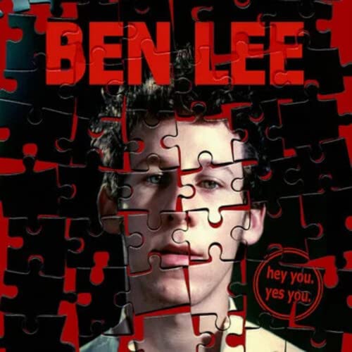 Album cover featuring Ben Lee's face partially obscured by a black jigsaw puzzle overlay.