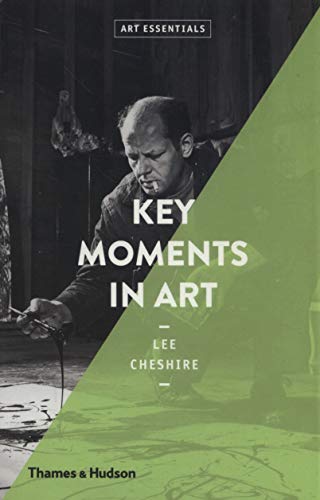 Book cover: "Key Moments in Art" featuring a painting artist.