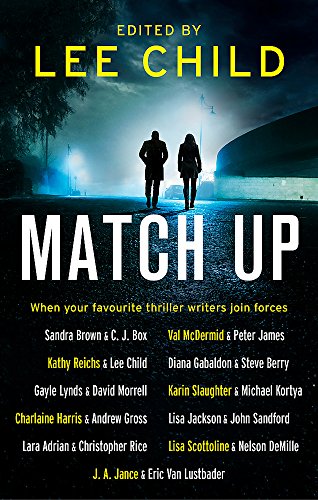 Book cover: "Match Up" edited by Lee Child, two figures walking away.
