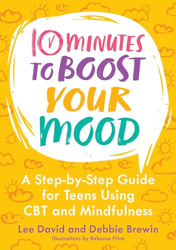 Book cover with colorful text: "10 Minutes to Boost Your Mood.
