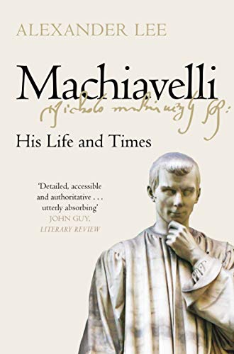 Book cover featuring a marble bust of Niccolò Machiavelli.