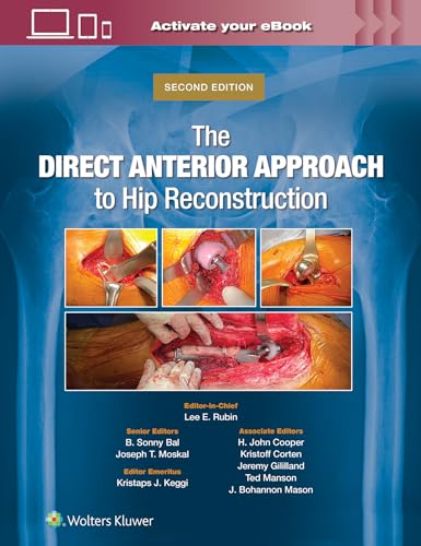 Book cover: "The Direct Anterior Approach to Hip Reconstruction," second edition.