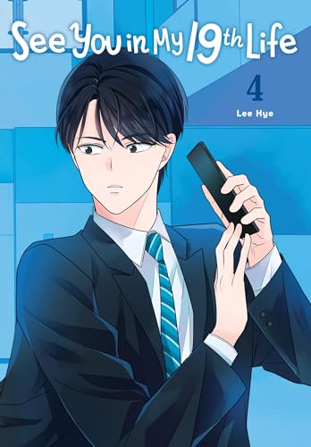 Manga cover featuring a young man in a suit holding a phone.