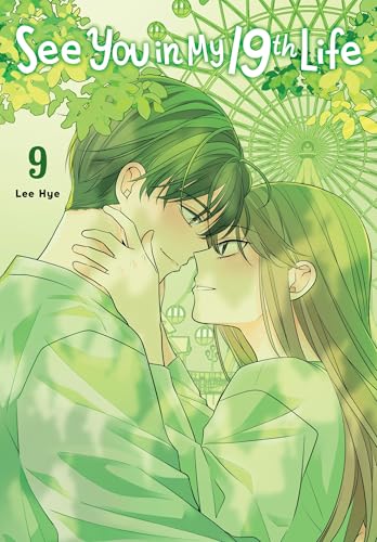 Manga cover: couple embracing, green tones, title “See You in My 19th Life”.