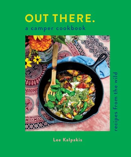 Cookbook cover with colorful food photography and green, orange, and red design.