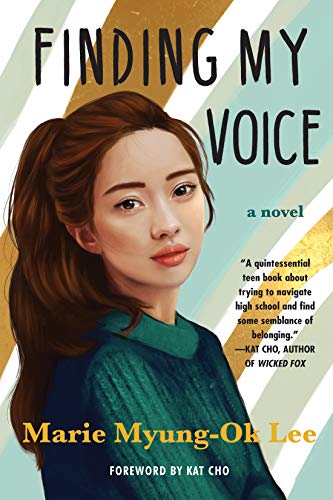 Book cover: illustrated portrait of a young woman with long brown hair.