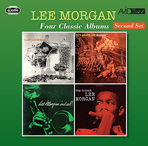 Album cover featuring four Lee Morgan jazz album covers arranged in a grid.