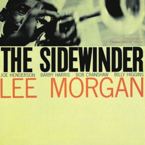 Album cover featuring Lee Morgan playing trumpet with bold black and orange text.