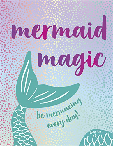 Book cover with "mermaid magic" text and a teal mermaid tail illustration.