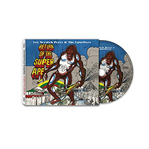 CD case and disc featuring an illustration of a gorilla with dreadlocks.