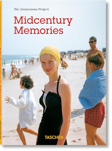 Book cover with a woman in a yellow swim cap on a beach.