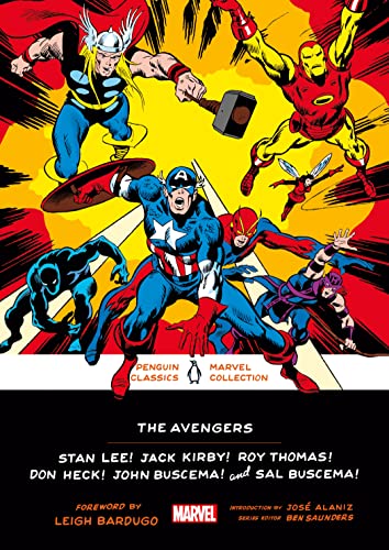 Cover of “The Avengers” Penguin Classics Marvel Collection, featuring comic art.
