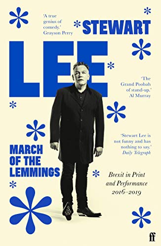 Book cover featuring Stewart Lee in a black coat against a cream background.