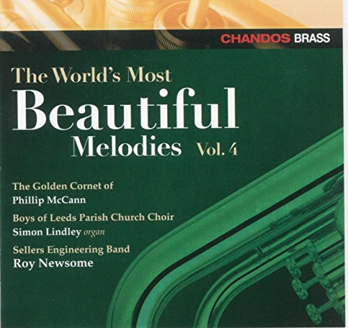 CD cover for "The World's Most Beautiful Melodies, Vol. 4" featuring a cornet.