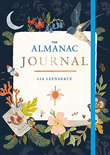 Floral and wildlife illustration on cover of “The Almanac Journal.”