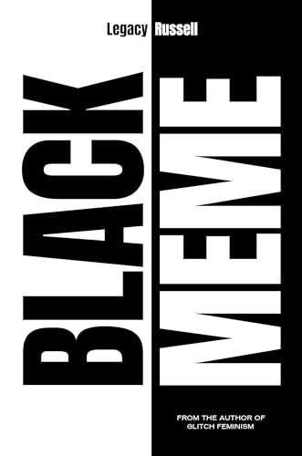 Book cover with a black and white split background and bold vertical text.