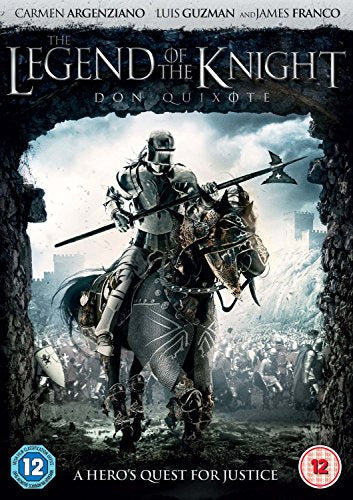 DVD cover featuring a knight on horseback with a lance, emerging from a cave.