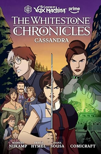 Comic book cover featuring fantasy characters and a castle backdrop.