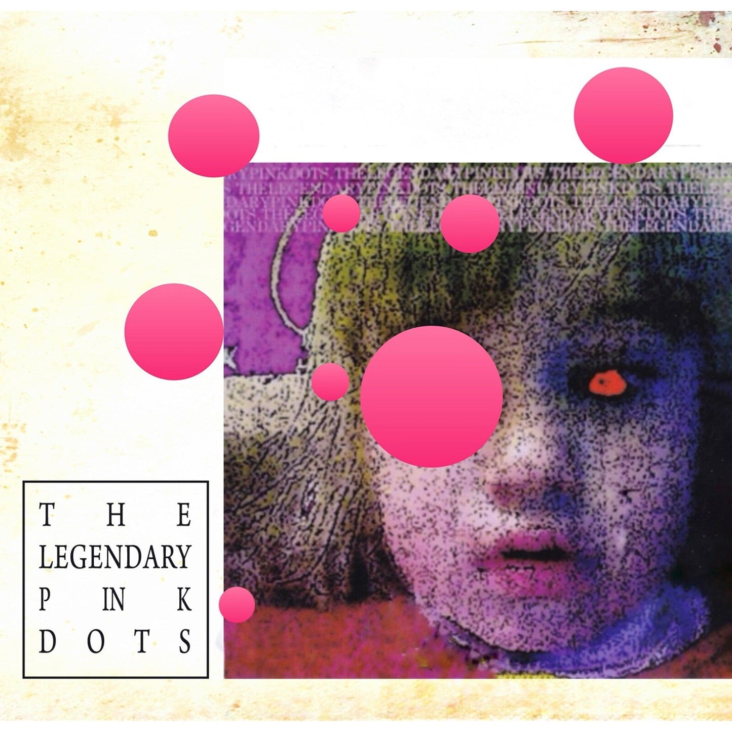 CD cover for "Apparition" by The Legendary Pink Dots, with abstract pink dots.