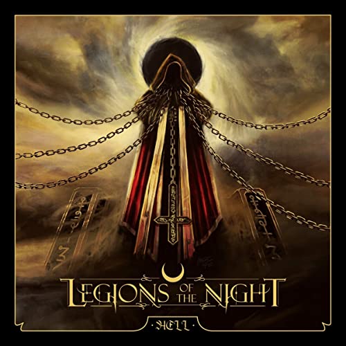 CD cover: hooded figure with chains, crosses, and a crescent moon.