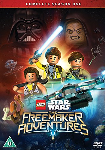 Lego Star Wars DVD cover featuring characters and spaceships, Season One.