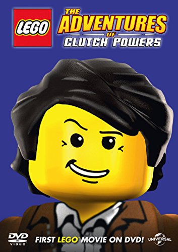 DVD cover featuring a yellow Lego minifigure with black hair.