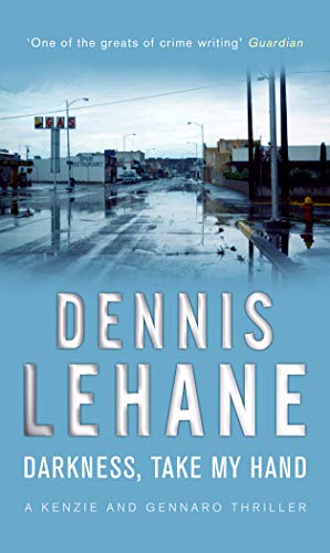 Book cover: rainy street scene with large white author name and title.