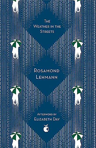 Book cover: “The Weather In The Streets” with repeating figure illustrations.