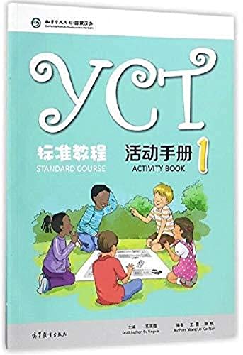 YCT Standard Course 1 Activity Book cover with children studying outdoors.