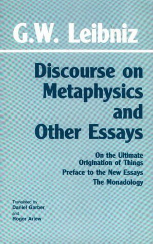 Book cover of Discourse on Metaphysics and Other Essays by G.W. Leibniz.