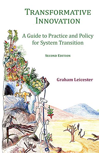 Book cover with colorful illustration of figures climbing a rocky cliff.
