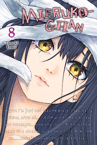 Mieruko-Chan volume 8 manga cover with a young woman’s anxious face.