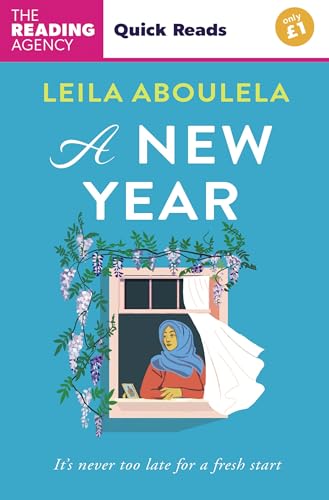 Book cover showing a woman in a hijab looking out a window with wisteria.